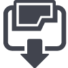 icon file arrow